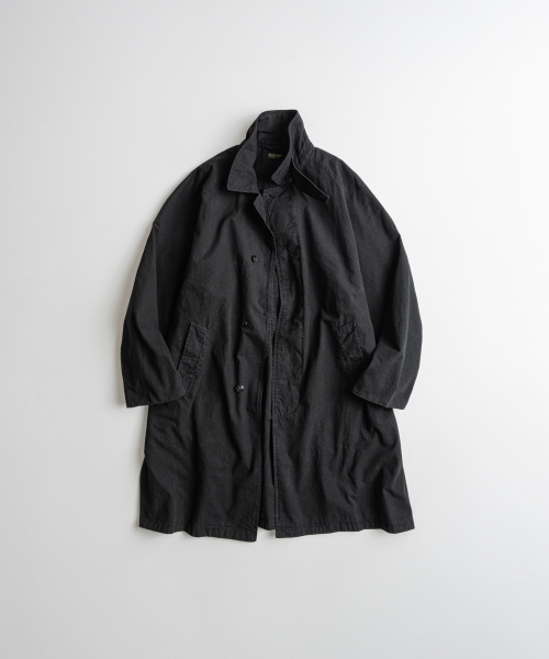 DYED C/L ROVER COAT black
