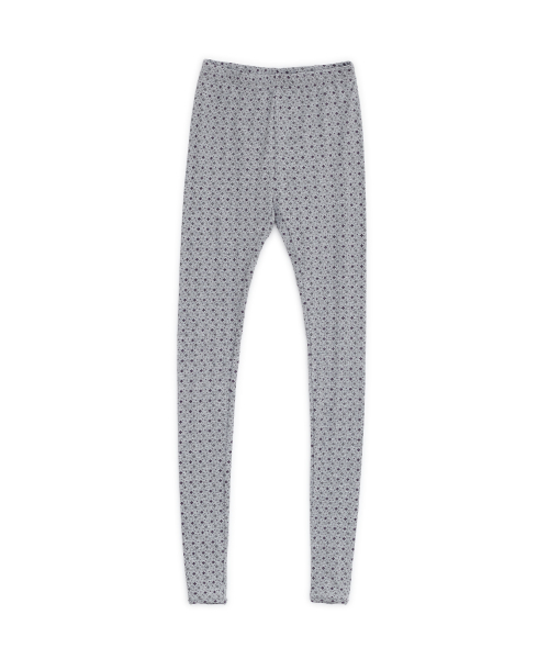 Nordic pattern tights (Melange gray)