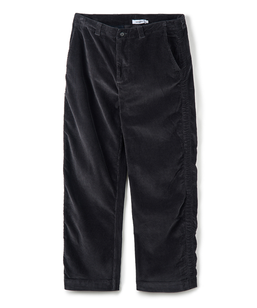 Puckering Corduroy Pants Charcoal