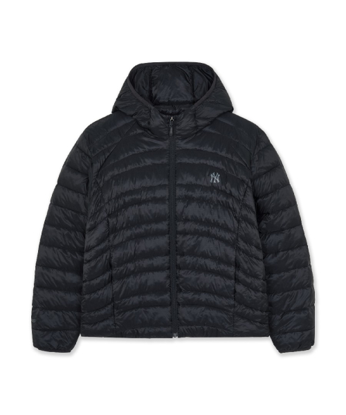 커브 에어쉘 경량 후드 패딩 NY (Black)