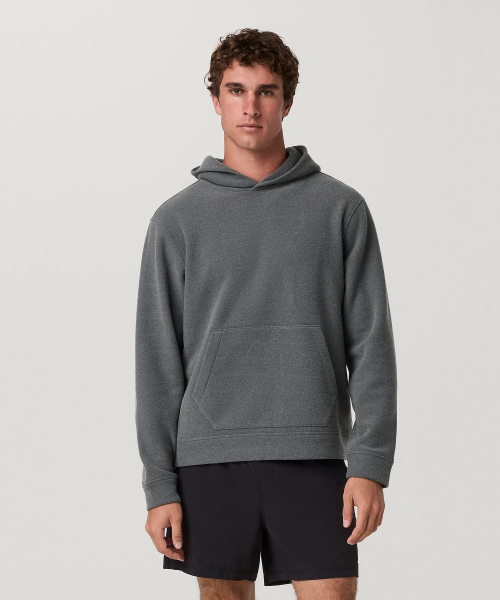 [남성] 비치 플리스 풀오버 후디_다크 그레이_VR16320015