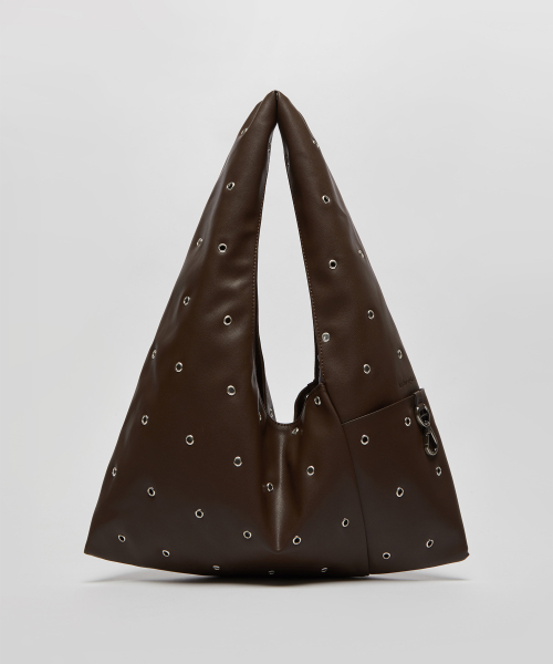 Eyelet shoulder bag(Dark Walnut)_OVBSX26255BRW