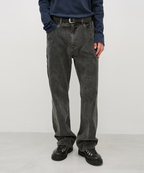 Corduroy Painter Pants CHARCOAL