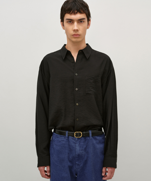Silk Shirt BLACK