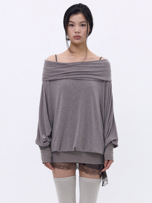 Loose Wing Top _ Brown