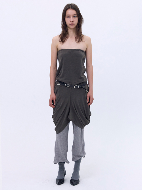 High Avant-Garde Dress _ Brown