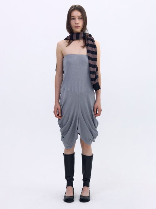 High Avant-Garde Dress _ Gray
