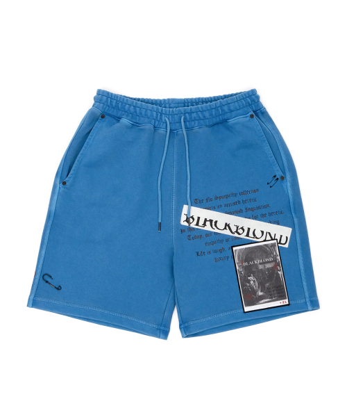 BBD Chaos Patch Pigment Sweatshorts (Ocean Blue)
