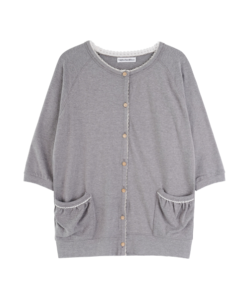 Lace Vintage Cardigans_Gray
