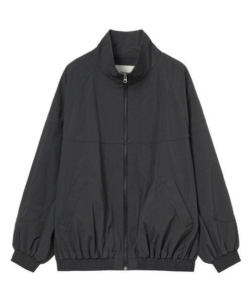 HIGH NECK OVERSIZED JUMPER IN CHARCOAL