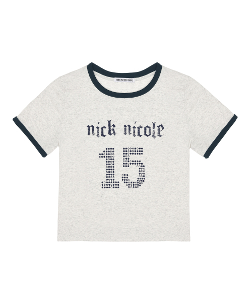 NUMBER RINGER TOP_MELANGE