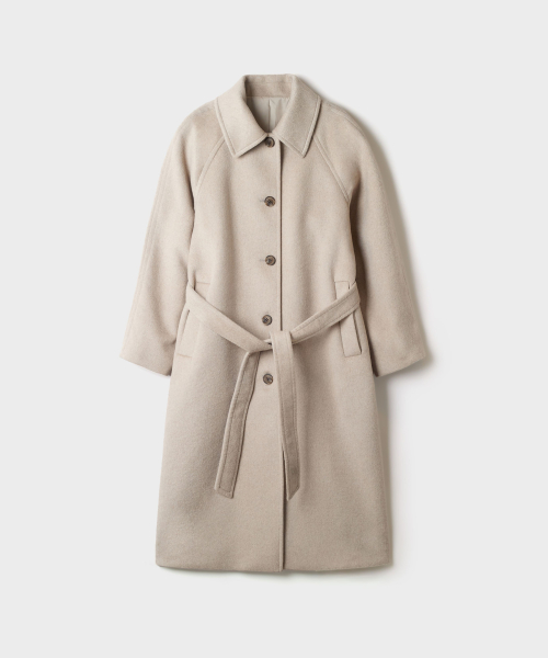 [울블렌드] 벨티드 발마칸 코트_SPJWG4VW01