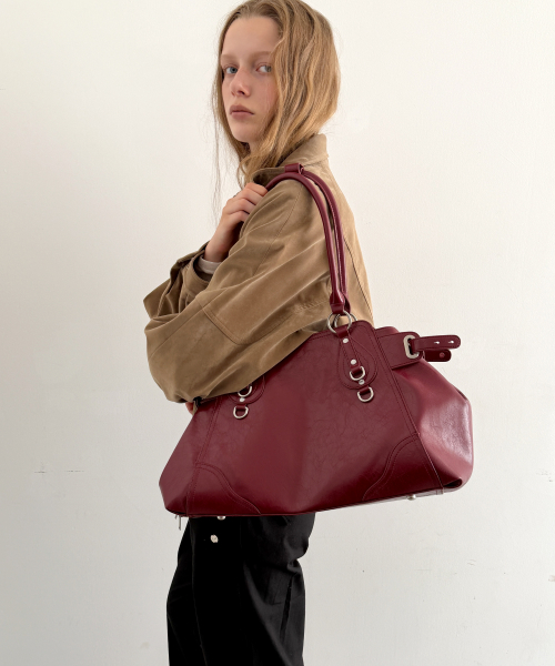 Attic Ring Shoulder Bag (Wine)
