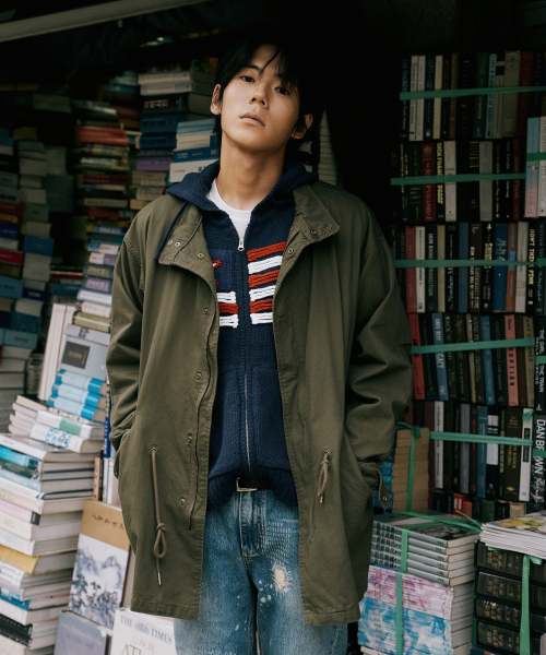 Vintage Washed Field Jacket_Khaki