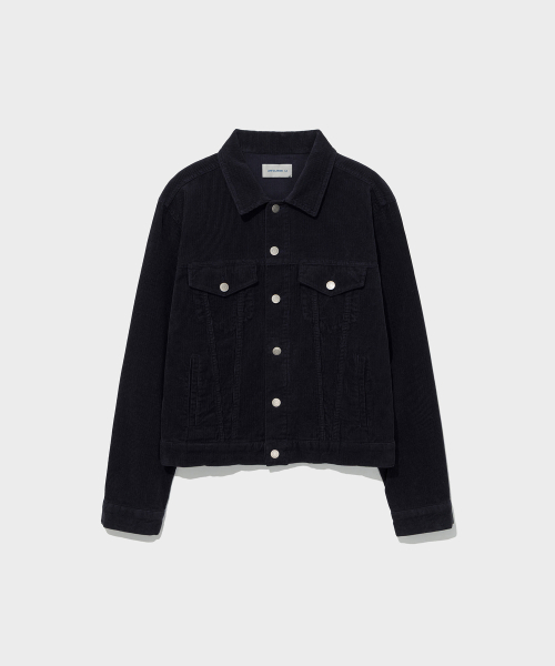 CORDUROY TRUCKER JACKET_NAVY [LC263JK03NV]