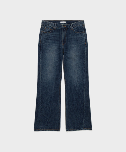 MID-RISE BOOT-CUT JEANS_MID BLUE [LC263PT21MB]