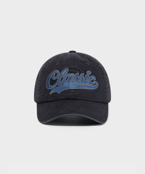 WAVE LOGO BALL CAP_CHARCOAL [LC267HA07CC]