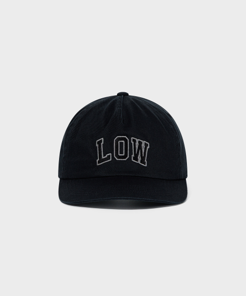 LOW WASHED BALL CAP_BLACK [LC267HA06BK]