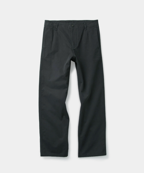 Relaxed Washed Cotton Chino Pants (Dark Navy)