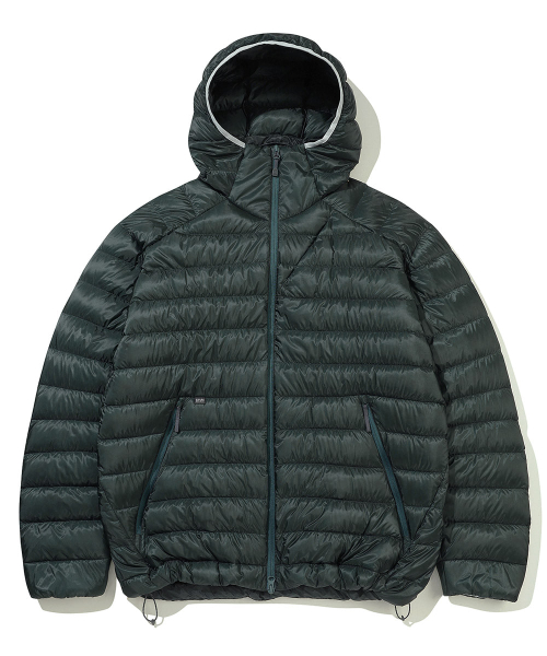 시에라디자인 뮤어(MUIR) 경량 구스다운 후드자켓 DEEP BLUE GREEN