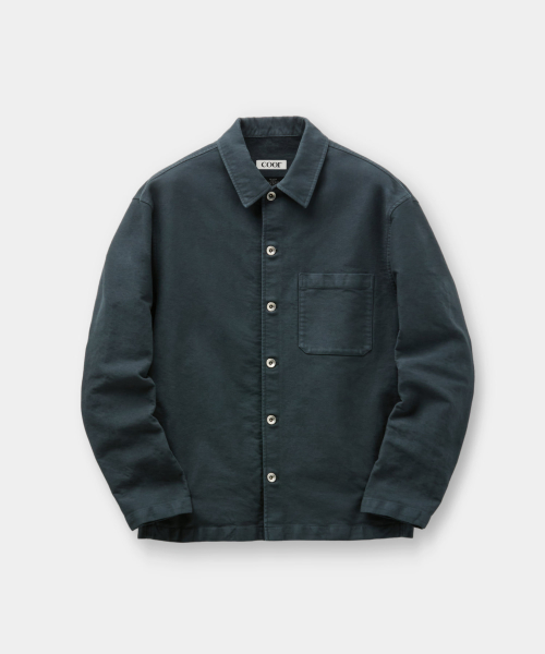 Garment-Dyed LUMBERJACK Shirts (Charcoal)