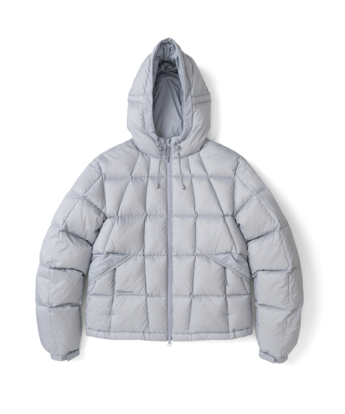 TCM grid quilted heavy padding (cool grey)