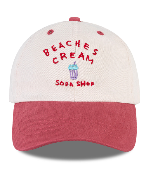 소다샵 투톤 볼캡-핑크(Soda shop two-tone Ball Cap)