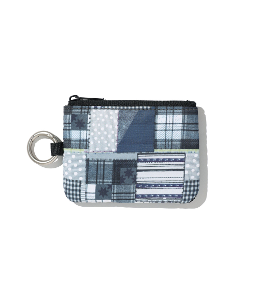 PATCHWORK CARD POUCH_NAVY(NG2GFUAB66A)