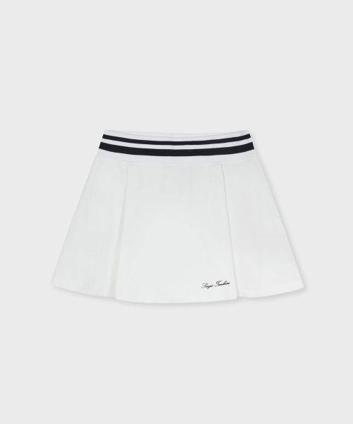 W 타키니 60th 플레어 스커트 (White)