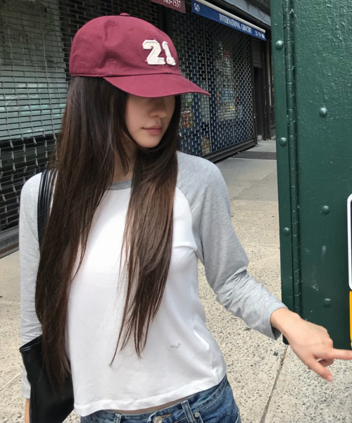 21 Logo Ball Cap - Burgundy