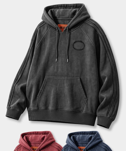 VLAD PIGMENT Track Hood T Shirt_3 COLOR
