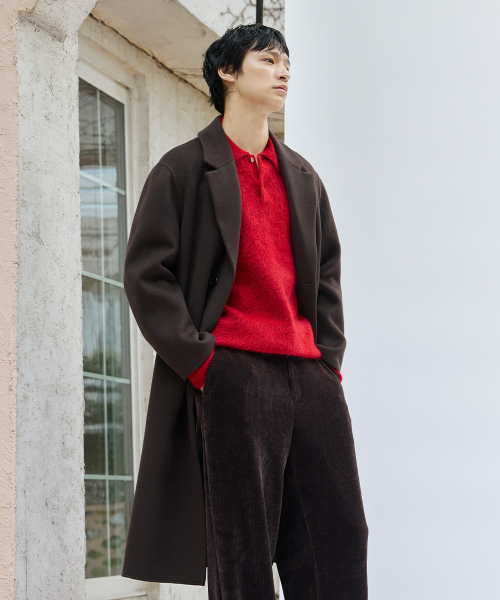 지이크 서촌 하우스 [Men] Cashmere Blended Handmade Coat (PPHAX7302)