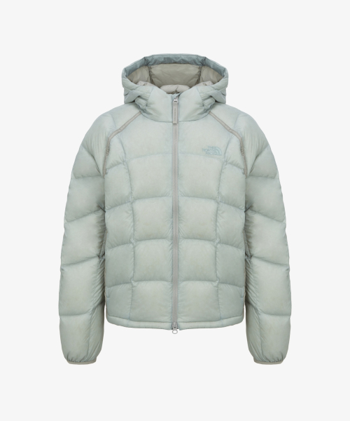 NJ1DS91B 여성 라이트 팩 다운 자켓 MISTY BLUE — Main product photo