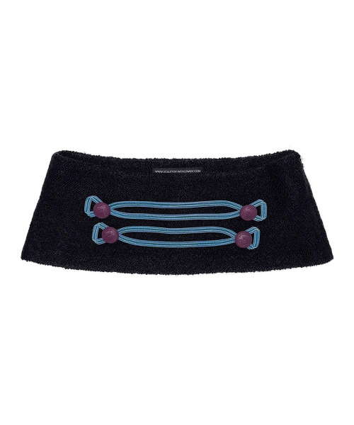 Wool Micro Skirt Black