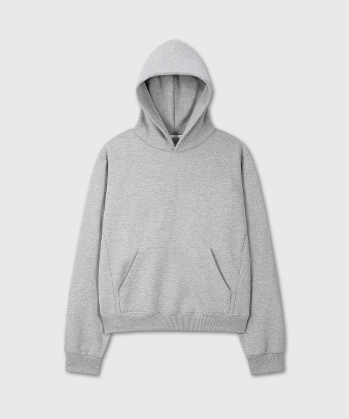 다이브인 [DIVEIN X 무민서] VINTAGE CROP HOOD (MELANGE GRAY)