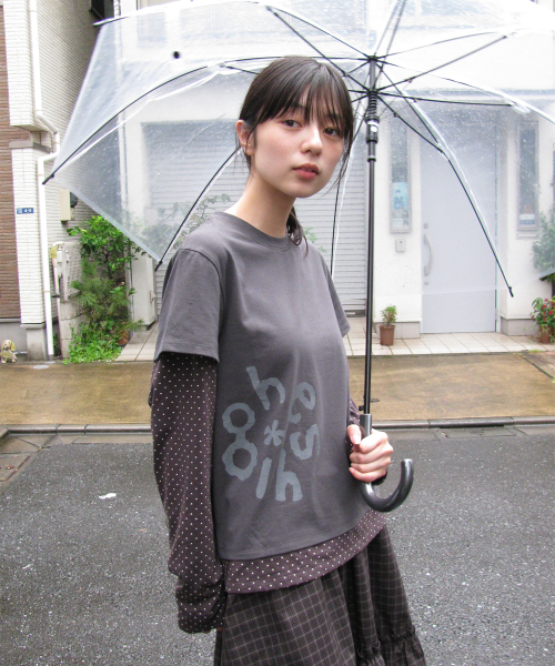 OHESHIO レイヤードストライプTシャツ ライトイエロー MUSINSA公式 | OHESHIO ロゴレイヤードストライプロングTシャツ ミント