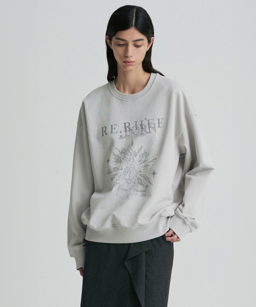 REBORN SWEATSHIRT DOVEGRAY