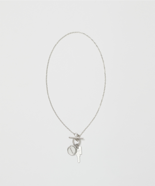 Toggle Cle Necklace_Sliver