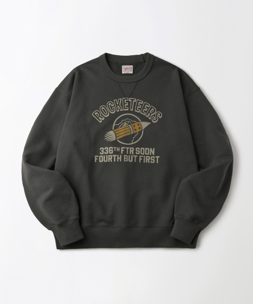 MIL SWEAT(ROCKETEERS)_CHARCOAL