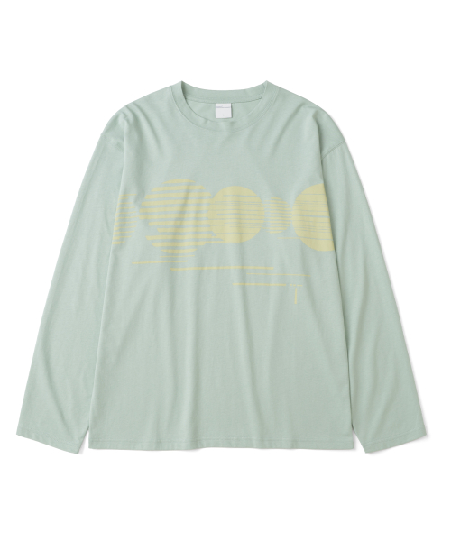 TCM hum long sleeve (grey green)