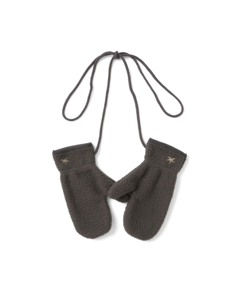 TCM fleece mittens (brown)