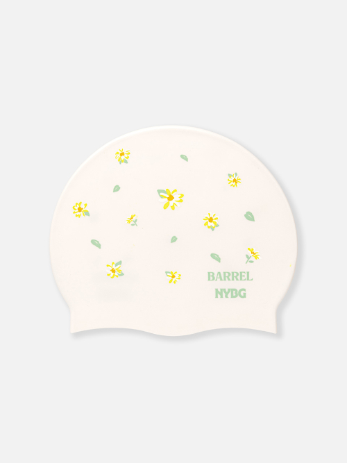 NYBG 데이지 실리콘 스윔 캡 화이트 (B6SUASC116WHT)