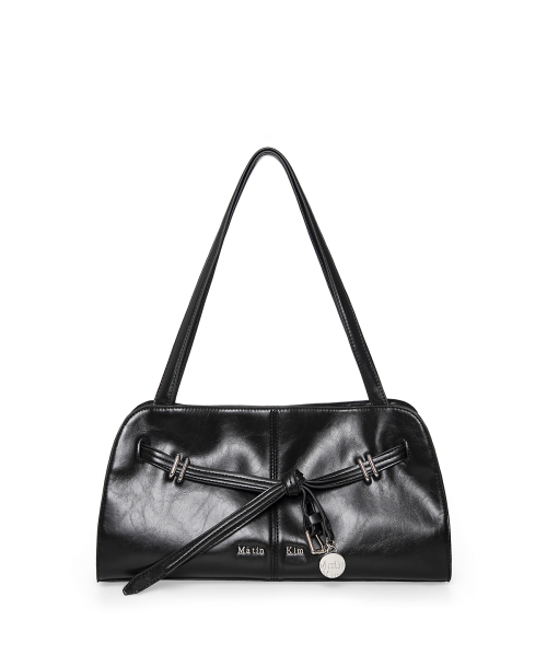 DROP TAIL MELLOW SHOULDER BAG IN BLACK