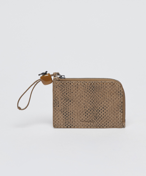 Formica zip compact wallet(Python beige)_OVADX26252PYB