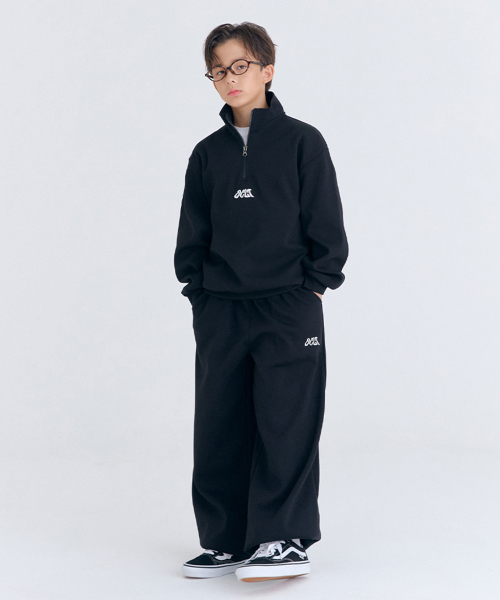 H13H33 스윕 반집업 셋업(블랙)
