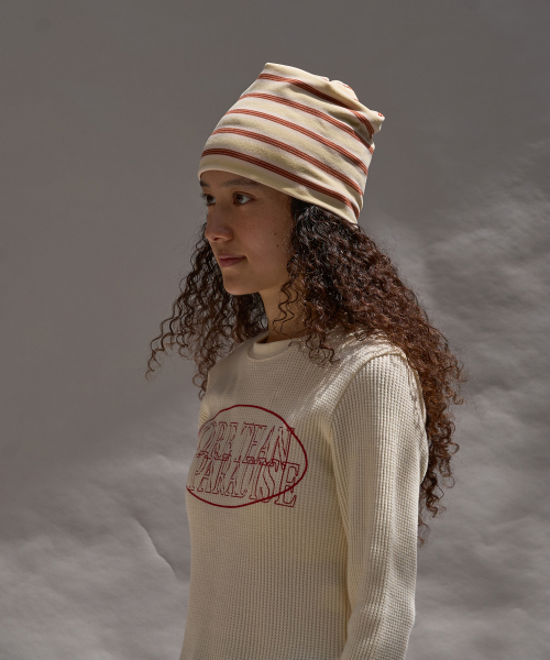 Three People Cheerful Beanie (Yellow)