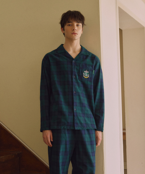 HARRY POTTER Flannel Pajamas (Green)_SPPPG4TU02