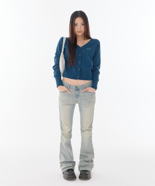 DAWN BOOTCUT DENIM PANTS / LIGHT BLUE