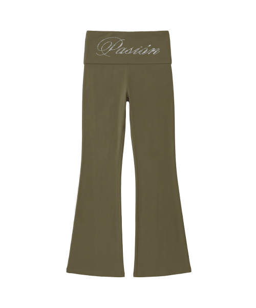 Slim Crystal Glam Pants_Pink