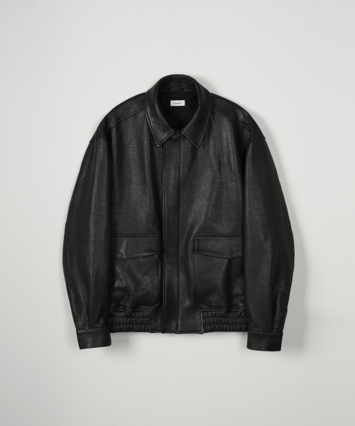 A2 LEATHER JACKET - BLACK — Main product photo